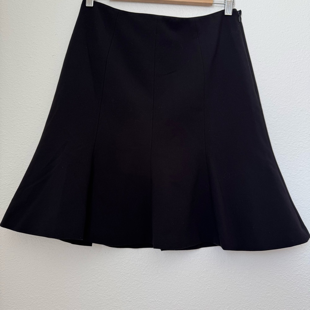 White House Black Market Black A-Line Mini Skirt - Picture 5 of 14